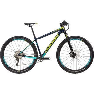 Cannondale F-Si Carbon 2 27.5 2017, black/neon spring/turquoise - Mountainbike