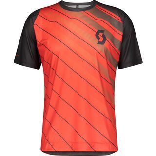 Scott Trail Vertic S/SL Men's Shirt fiery red/dark grey