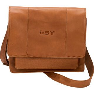 i:SY Leather Bag KLICKfix cognac