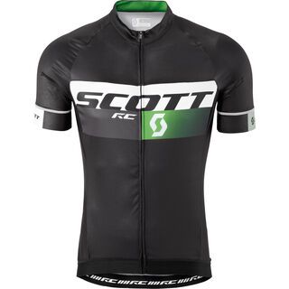 Scott RC Pro s/sl Shirt, black/classic green - Radtrikot