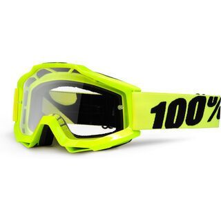 100% Accuri OTG, fluo yellow/Lens: clear - MX Brille