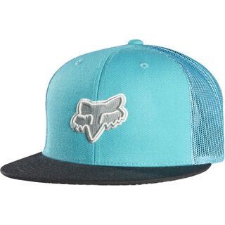 Fox Command Snapback Hat, aqua - Cap