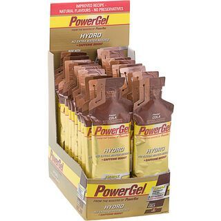 PowerBar PowerGel Hydro - Cola (mit Koffein) (Box) - Energie Gel