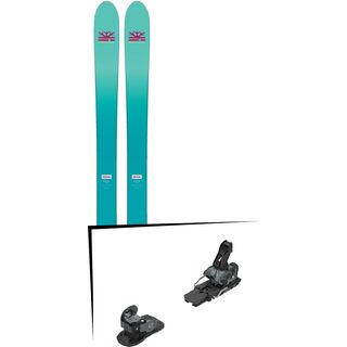 Set: DPS Skis Nina F99 Foundation 2018 + Salomon Warden MNC 13 black/grey