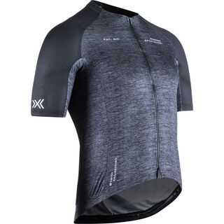 X-Bionic Corefusion Men's Cycling Short Sleeve Merino Jersey opal black melange