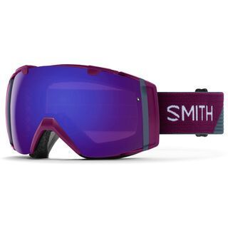 Smith I/O inkl. Wechselscheibe, grape split/Lens: everyday violet mirror chromapop - Skibrille