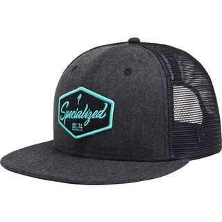 Specialized New Era 9Fifty Snapback Hat heather black/acid mint