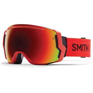 Smith I/O 7 + Spare Lens, fire/red sol-x mirror - Skibrille