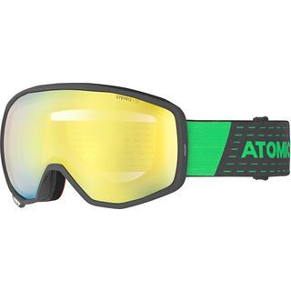 Atomic Count Stereo, grey/green/Lens: pink/yellow stereo - Skibrille
