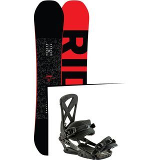 Set: Ride Machete 2017 + Nitro Phantom 2017, midnight - Snowboardset