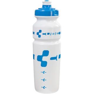 Cube Trinkflasche Logo, blau/weiß - Trinkflasche