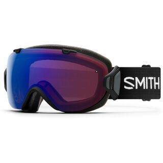Smith I/OS inkl. Wechselscheibe, black/Lens: photochromic rose flash chromapop - Skibrille