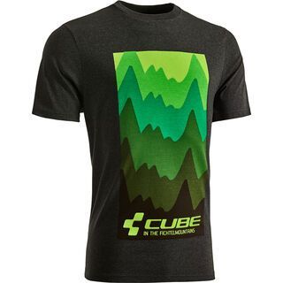 Cube T-Shirt Fichtelmountains grey´n´green