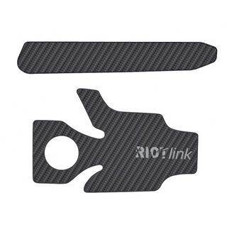 Ghost Riot Protection Sticker Set, black/carbon - Rahmenschutzfolie