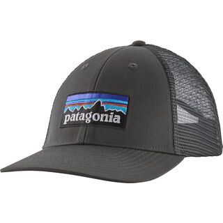 Patagonia P-6 Logo LoPro Trucker Hat forge grey