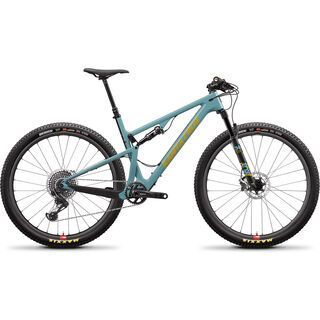 Santa Cruz Blur CC X01 TR Reserve 2020, aqua/yellow - Mountainbike