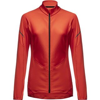 Gore Wear M Women Thermo Zip Shirt Langarm fireball