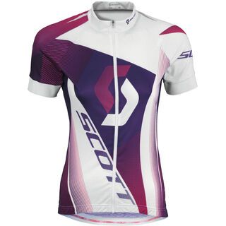 Scott Shirt Womens RC s/sl, white/dark purple - Radtrikot