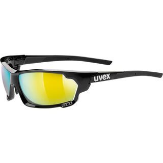 uvex Sportstyle 703, black/Lens: mirror yellow - Sportbrille