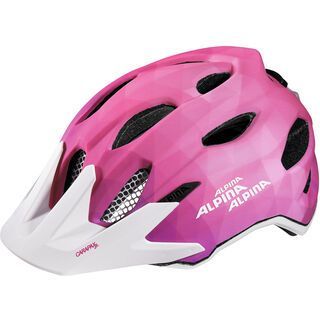 Alpina Carapax Jr. Flash, pink-white - Fahrradhelm