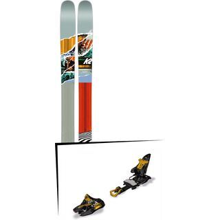 K2 SKI Set: Shreditor 112 2016 + Marker Kingpin 10