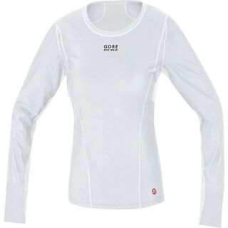 Gore Bike Wear Base Layer Windstopper Lady Thermo Shirt Lang, light grey/white - Funktionsunterwäsche