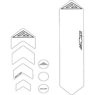 Azonic Frame Guards - L clear