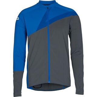 ION Tee Zip LS Crest, turkish blue - Radtrikot