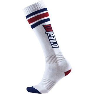 ONeal Pro MX Socks Tube, white/blue/red - Radsocken