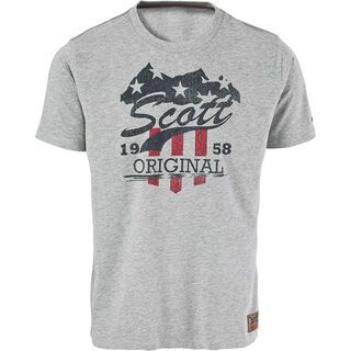 Scott Peach Lake 35 s/sl T-Shirt, heather grey melange - T-Shirt
