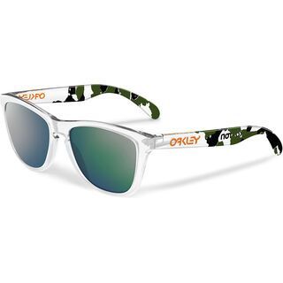 Oakley Frogskins Koston Collection, clear camo/emerald iridium - Sonnenbrille