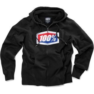 100% Official Full-Zip, black - Hoody