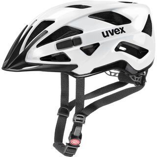 uvex active, white black - Fahrradhelm