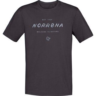 Norrona /29 cotton ID T-Shirt (M), caviar - T-Shirt
