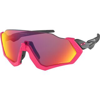 Oakley Flight Jacket Prizm, neon pink/Lens: prizm road - Sportbrille