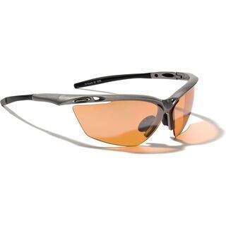 Alpina Tri-Guard 50 inkl. Wechselscheibe, tin black/Lens: ceramic mirror orange - Sportbrille