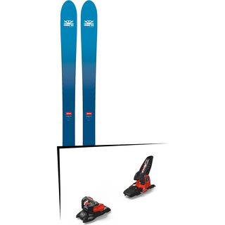 Set: DPS Skis Wailer F106 Foundation 2018 + Marker Jester 18 Pro ID black/flo-red