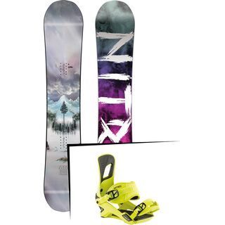 Set: Nitro Beast Nitro x Volcom 2019 + Nitro Rambler muted brights series toxic