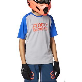 Fox Youth Defend SS Jersey steel grey