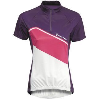 Scott Shirt Womens Classic s/sl, dark purple/white - Radtrikot
