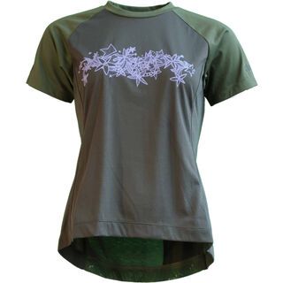 Zimtstern PureFlowz Shirt SS Women’s forest night/bronze green