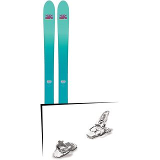 Set: DPS Skis Nina F99 Foundation 2018 + Marker Squire 11 white