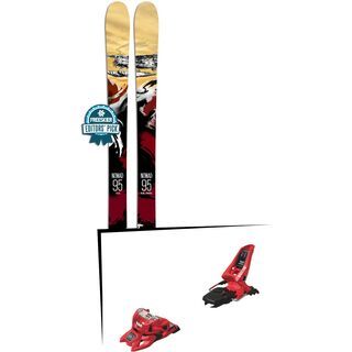 Set: Icelantic Nomad 95 2018 + Marker Squire 11 ID red