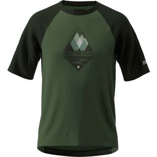 Zimtstern PureFlowz Shirt SS, green/night/fog green - Radtrikot