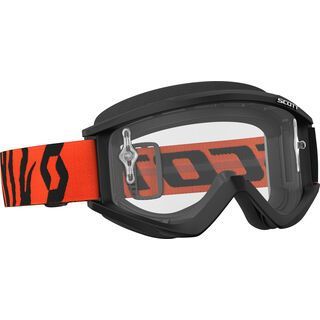 Scott Goggle Recoil Xi, black/fluo orange/Lens: clear - MX Brille