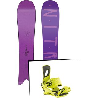 Set: Nitro Quiver Treehugger 2019 + Nitro Rambler muted brights series toxic