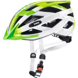 uvex air wing, lime white - Fahrradhelm