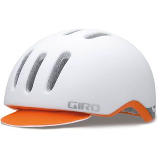 Giro Reverb, matte white/orange - Fahrradhelm