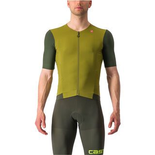 Castelli Premio Black Jersey avocado green/deep green