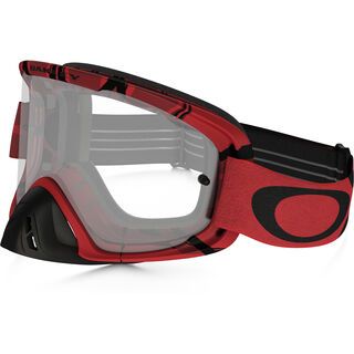 Oakley O2 MX, intimidator blood red/Lens: clear - MX Brille